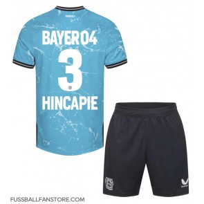 Bayer Leverkusen Piero Hincapie #3 Replik 3rd trikot Kinder 2023-24 Kurzarm (+ Kurze Hosen)